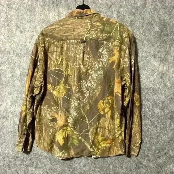 Mossy Oak Field Stream Full Camo Button Down - XL - Picture 4 of 6